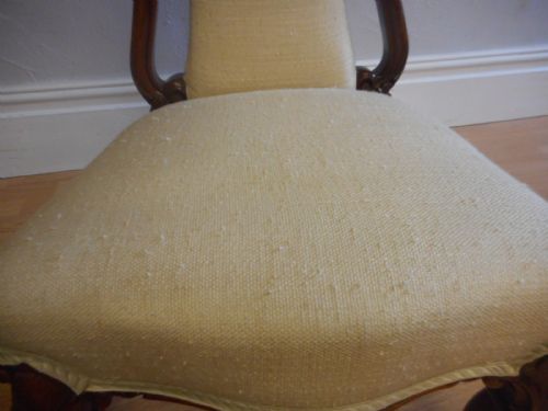 ANTIQUE VICTORIAN ROSEWOOD CHAIR - ADDITIONAL PHOTO 10