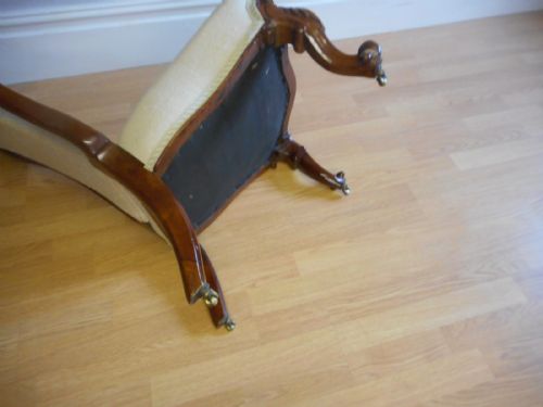 ANTIQUE VICTORIAN ROSEWOOD CHAIR - ADDITIONAL PHOTO 14