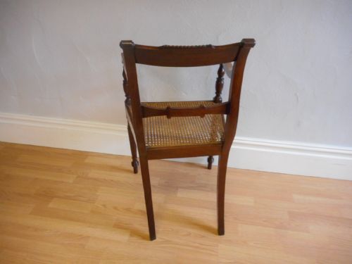 ANTIQUE REGENCY CAMPAIGN CHAIR - ADDITIONAL PHOTO 11