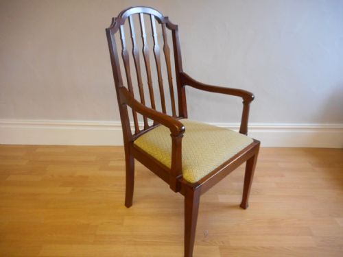 ANTIQUE EDWARDIAN ARM CHAIR - ADDITIONAL PHOTO 2