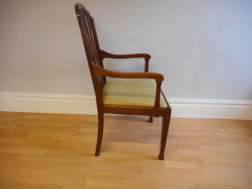 ANTIQUE EDWARDIAN ARM CHAIR - ADDITIONAL PHOTO 3