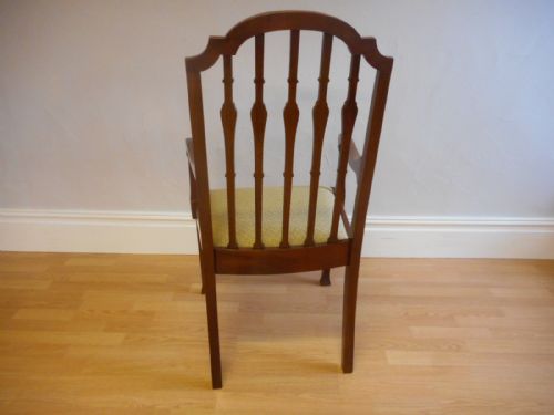 ANTIQUE EDWARDIAN ARM CHAIR - ADDITIONAL PHOTO 4