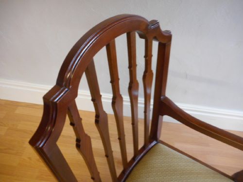 ANTIQUE EDWARDIAN ARM CHAIR - ADDITIONAL PHOTO 9