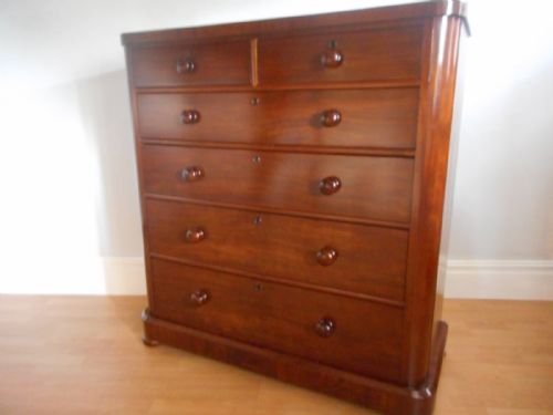 ANTIQUE VICTORIAN CHEST OF DRAWERS - ADDITIONAL PHOTO 2