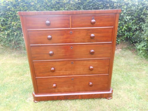 ANTIQUE VICTORIAN CHEST OF DRAWERS - ADDITIONAL PHOTO 5