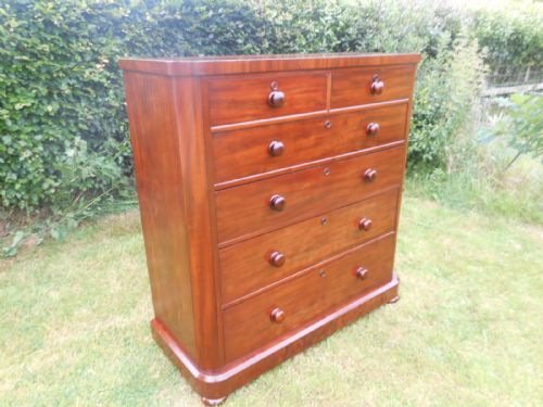 ANTIQUE VICTORIAN CHEST OF DRAWERS - ADDITIONAL PHOTO 6