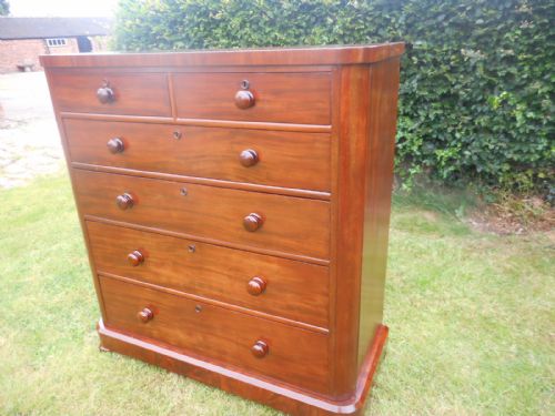 ANTIQUE VICTORIAN CHEST OF DRAWERS - ADDITIONAL PHOTO 10