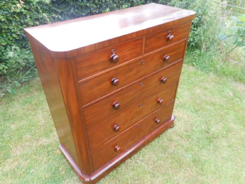 ANTIQUE VICTORIAN CHEST OF DRAWERS - ADDITIONAL PHOTO 12