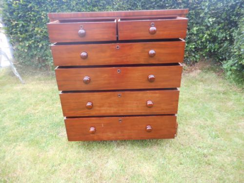 ANTIQUE VICTORIAN CHEST OF DRAWERS - ADDITIONAL PHOTO 13