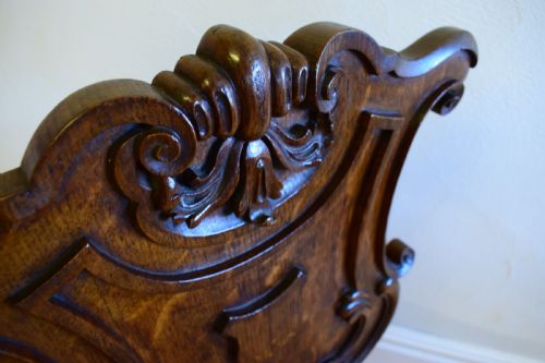 ANTIQUE VICTORIAN HALL CHAIR - ADDITIONAL PHOTO 9