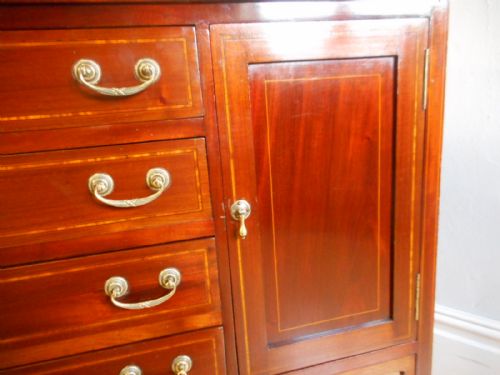 ANTIQUE EDWARDIAN MUSIC CABINET - ADDITIONAL PHOTO 8