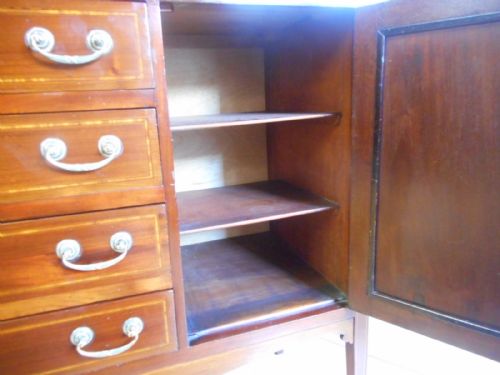 ANTIQUE EDWARDIAN MUSIC CABINET - ADDITIONAL PHOTO 9