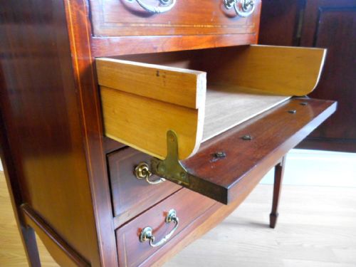 ANTIQUE EDWARDIAN MUSIC CABINET - ADDITIONAL PHOTO 11