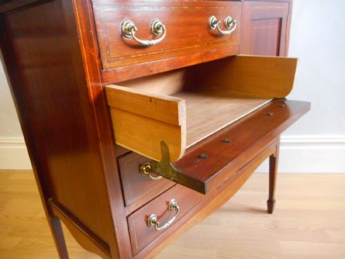 ANTIQUE EDWARDIAN MUSIC CABINET - ADDITIONAL PHOTO 12