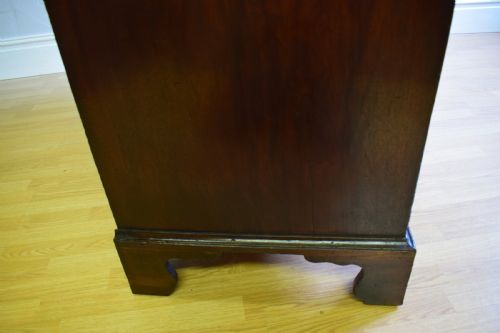 ANTIQUE GEORGIAN PERIOD LINEN PRESS - ADDITIONAL PHOTO 12