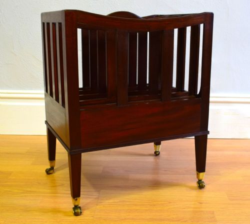 ANTIQUE CANTERBURY IN MAHOGANY - ADDITIONAL PHOTO 3