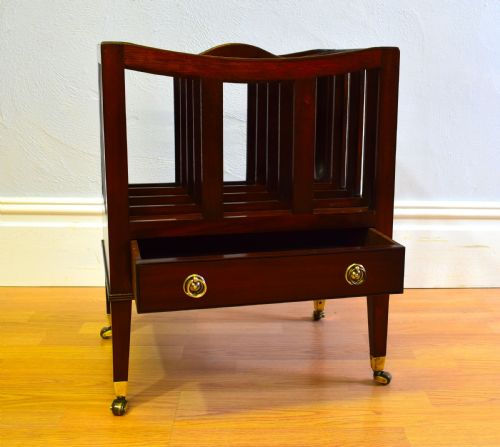 ANTIQUE CANTERBURY IN MAHOGANY - ADDITIONAL PHOTO 4