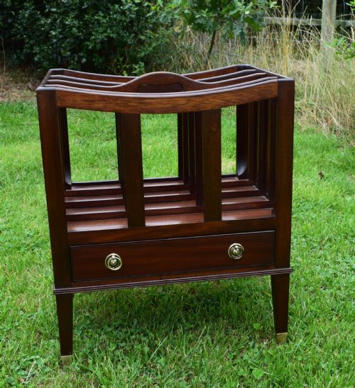 ANTIQUE CANTERBURY IN MAHOGANY - ADDITIONAL PHOTO 11