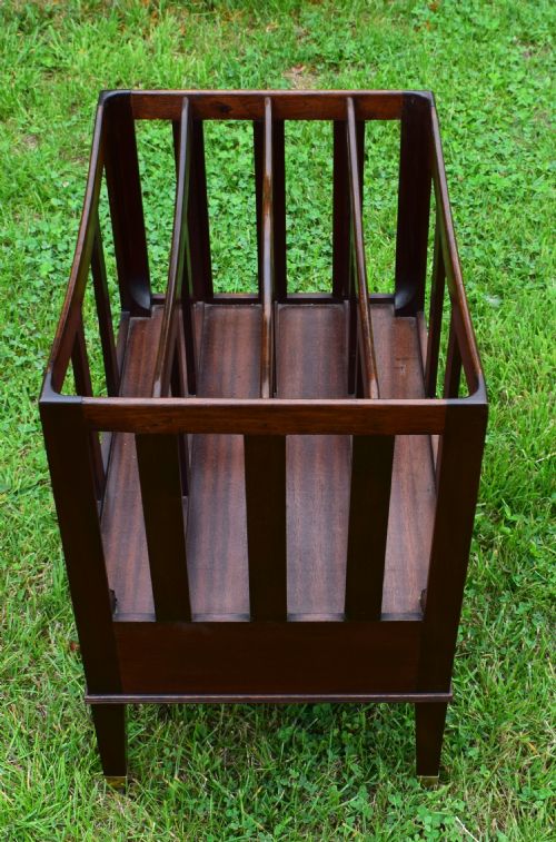 ANTIQUE CANTERBURY IN MAHOGANY - ADDITIONAL PHOTO 14