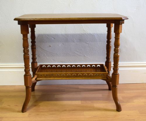 ANTIQUE VICTORIAN OCCASIONAL TABLE - ADDITIONAL PHOTO 2