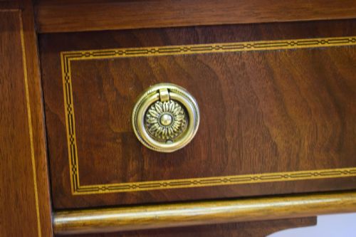 ANTIQUE WALNUT 2 DRAWER SIDE TABLE - ADDITIONAL PHOTO 8