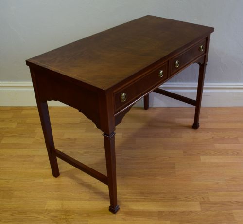 ANTIQUE WALNUT 2 DRAWER SIDE TABLE - ADDITIONAL PHOTO 10