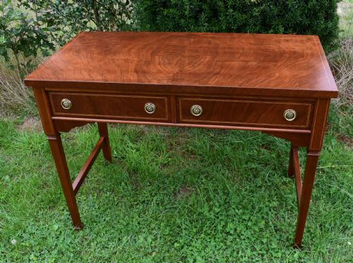 ANTIQUE WALNUT 2 DRAWER SIDE TABLE - ADDITIONAL PHOTO 14