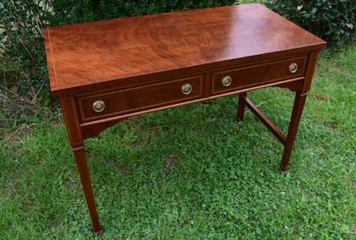 ANTIQUE WALNUT 2 DRAWER SIDE TABLE - ADDITIONAL PHOTO 15