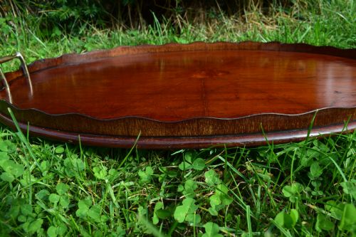 ANTIQUE INLAID TRAY - ADDITIONAL PHOTO 10