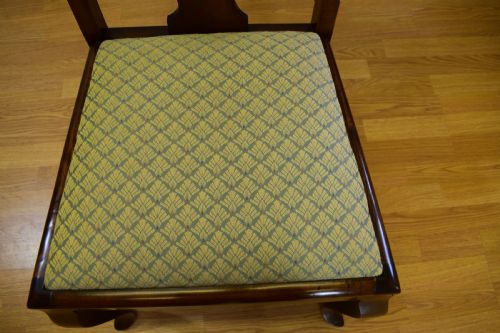 ANTIQUE SET OF 4 LATE VICTORIAN HIGH BACK DINNING CHAIRS - ADDITIONAL PHOTO 4