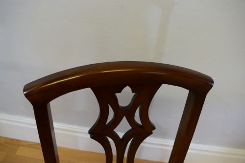 ANTIQUE SET OF 4 LATE VICTORIAN HIGH BACK DINNING CHAIRS - ADDITIONAL PHOTO 10