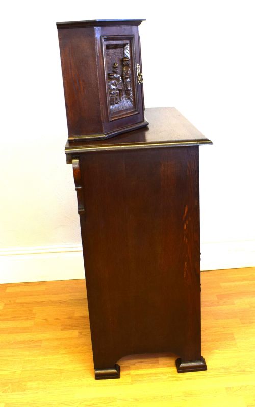 ANTIQUE OAK CUPBOARD - ADDITIONAL PHOTO 13