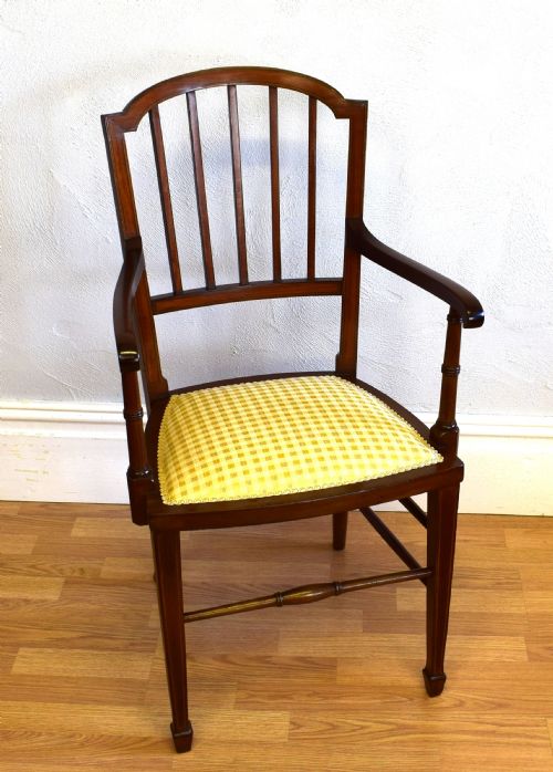 edwardian arm chair - CATEGORY: ANTIQUE CHAIRS - DATED EDWARDIAN