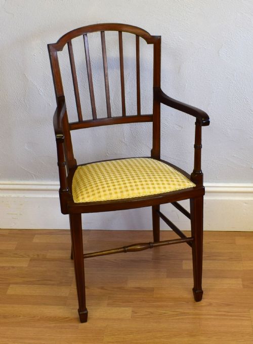 EDWARDIAN ARM CHAIR - ADDITIONAL PHOTO 1