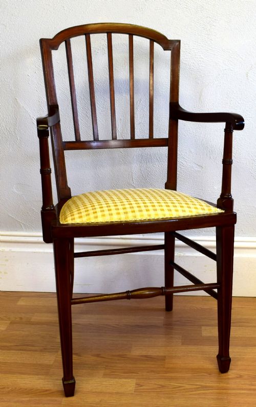 EDWARDIAN ARM CHAIR - ADDITIONAL PHOTO 2