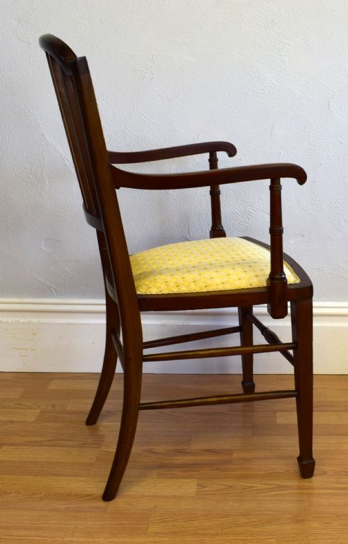EDWARDIAN ARM CHAIR - ADDITIONAL PHOTO 3