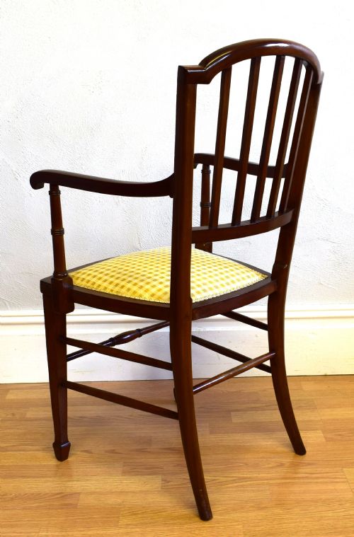 EDWARDIAN ARM CHAIR - ADDITIONAL PHOTO 4