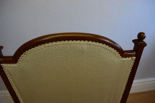 EDWARDIAN INLAID ARM CHAIR - ADDITIONAL PHOTO 3