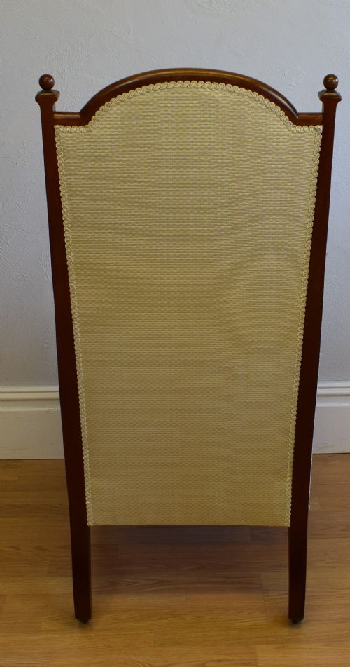 EDWARDIAN INLAID ARM CHAIR - ADDITIONAL PHOTO 4