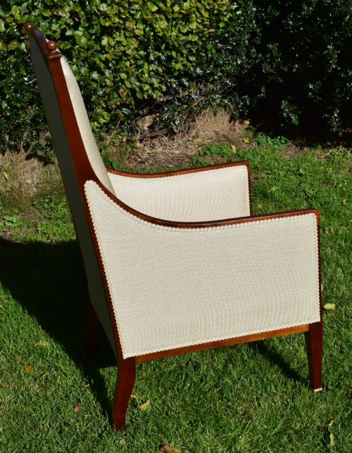 EDWARDIAN INLAID ARM CHAIR - ADDITIONAL PHOTO 11