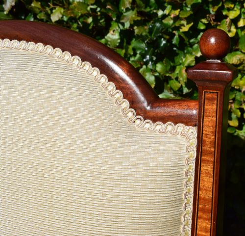 EDWARDIAN INLAID ARM CHAIR - ADDITIONAL PHOTO 14