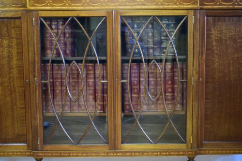 ANTIQUE BREAKFRONT BOOKCASE - ADDITIONAL PHOTO 3