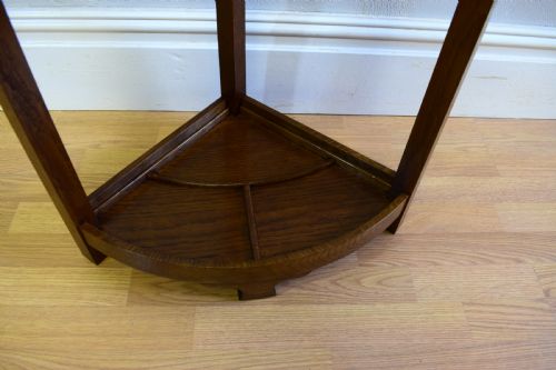 ARTS CRAFTS OAK STICK STAND - ADDITIONAL PHOTO 2
