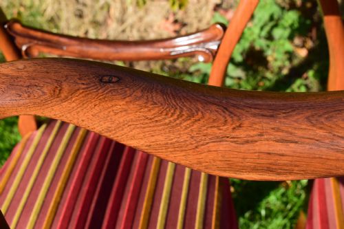 ANTIQUE ENGLISH REGENCY PERIOD SET OF ROSEWOOD DINNING CHAIRS - ADDITIONAL PHOTO 13