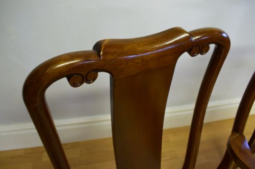 8 QUEEN ANNE STYLE DINING CHAIRS CIRCA 1890 - ADDITIONAL PHOTO 6