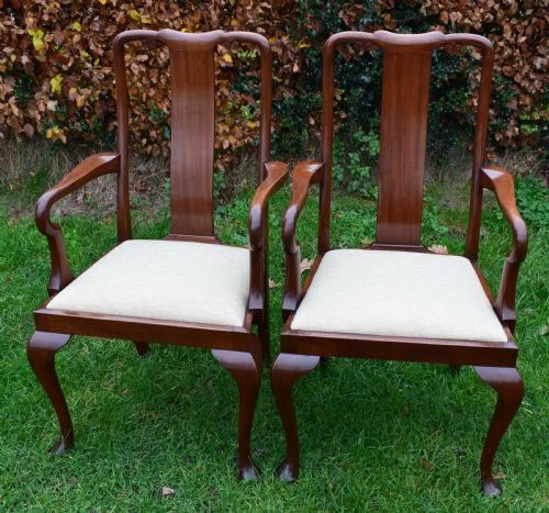 8 QUEEN ANNE STYLE DINING CHAIRS CIRCA 1890 - ADDITIONAL PHOTO 11