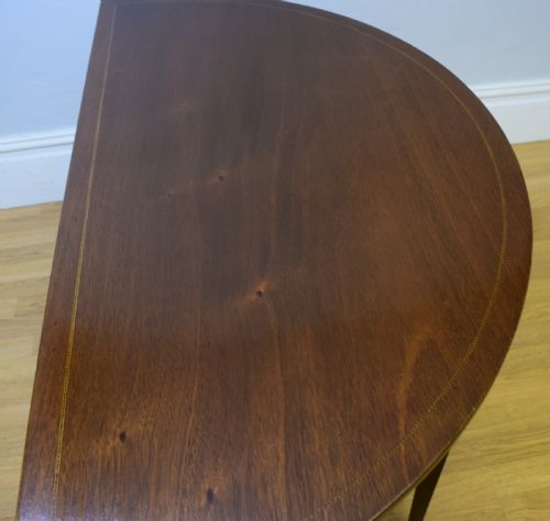 EDWARDIAN DEMILUNE TABLE - ADDITIONAL PHOTO 7