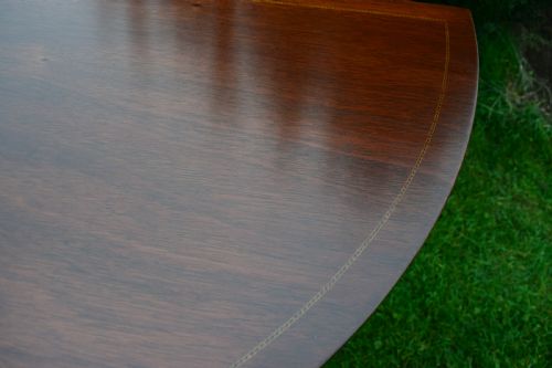 EDWARDIAN DEMILUNE TABLE - ADDITIONAL PHOTO 14