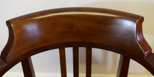 ANTIQUE CAPTAIN'S CHAIR - ADDITIONAL PHOTO 4