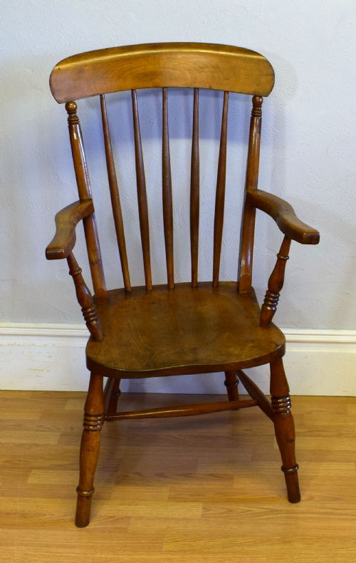 VICTORIAN COUNTRY ARM CHAIR - ADDITIONAL PHOTO 1